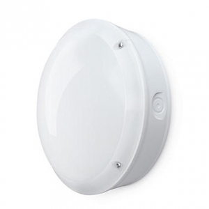 JCC Lighting JC07300 RadiaLED Rapid Pro White IP65 274mm Dia. Round 8W/12W Wattage + 3 Colour Selectable LED Bulkhead With Rim  & Opal Diffuser