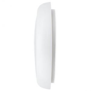 JCC Lighting JC07274 RadiaLED Rapid Pro Slim Black IP65 300mm Dia. Round 12W/18W Wattage + 3 Colour Selectable LED Bulkhead With Rim  & Opal Diffuser