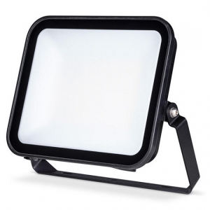 JCC Lighting JC091023 Niteflood Black IP65 50W 5600Lm 3 Colour Selectable LED Floodlight With Opal Glass Diffuser Angled Bracket