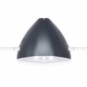 JCC Lighting JC130012 Novium Black IP65 13W/18W/28W Wattage +  2 Colour Selectable LED Wall Pack Bulkhead With Polycarbonate Diffuser