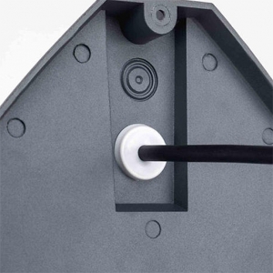 JCC Lighting JC130012 Novium Black IP65 13W/18W/28W Wattage +  2 Colour Selectable LED Wall Pack Bulkhead With Polycarbonate Diffuser