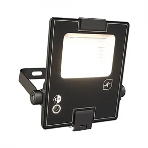 Ansell Lighting AAZT1/SYM/1 Aztec Black 40W 7200Lm 3 CCT Selectable Commercial Symmetric LED Floodlight With Photocell IP66 240V