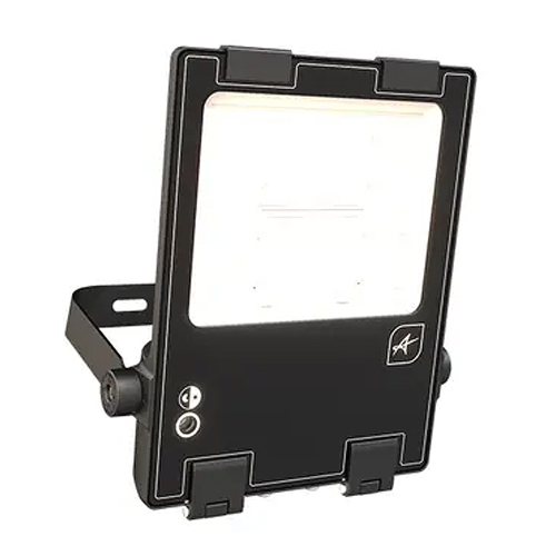 Ansell Lighting AAZT4/SYM/1 Aztec Black 180W 29000Lm 3 CCT Selectable Commercial Symmetric LED Floodlight With Photocell IP66 240V