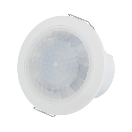 Timeguard PDFM1500N White IP44 360° 12m Round Flush Mount Single Channel PIR Presence Detector
