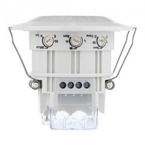 Timeguard PDFM1500N White IP44 360° 12m Round Flush Mount Single Channel PIR Presence Detector