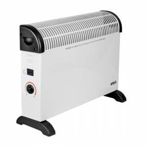 CED HC2D Airmaster White/Black 2kW Portable Convector Heater With Thermostat