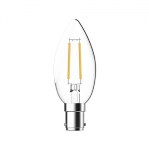 Megaman 710505E Economy Series 4W 470Lm Clear Glass LED Filament Candle Lamp SBC Cap Non-Dimmable Warm White 2700K Megaman 710505E Economy Series 4W 470Lm Clear Glass LED Filament Candle Lamp SBC Cap Non-Dimmable Warm White 2700K