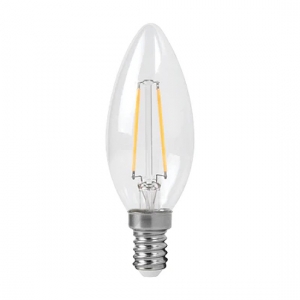 Megaman 711370 Economy Series 4.2W 470Lm Clear Glass LED Filament Candle Lamp ES Cap Dimmable Warm White 2700K Megaman 711370 Economy Series 4.2W 470Lm Clear Glass LED Filament Candle Lamp ES Cap Dimmable Warm White 2700K
