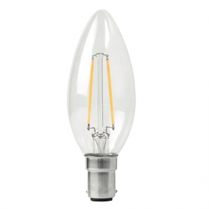Megaman 711371 Economy Series 4.2W 470Lm Clear Glass LED Filament Candle Lamp SBC Cap Dimmable Warm White 2700K Megaman 711371 Economy Series 4.2W 470Lm Clear Glass LED Filament Candle Lamp SBC Cap Dimmable Warm White 2700K