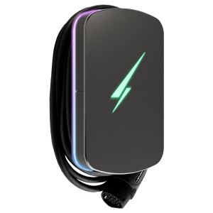 Hypervolt HV3PROAASG100T2 Home Pro 3 7kw 1Ph IP66 Tethered EV Wall Charger With Ethernet + Wi-Fi & 10m Type 2 Lead - Space Grey