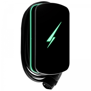 Hypervolt HV3PROAAUB050T2 Home Pro 3 7kw 1Ph IP66 Tethered EV Wall Charger With Ethernet + Wi-Fi & 5m Type 2 Lead - Ultra Black