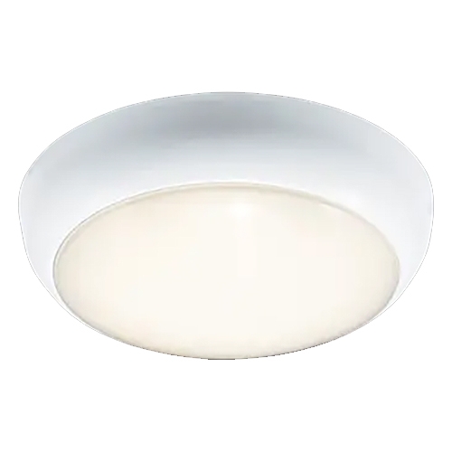Ansell Lighting ADIS2/1/MWS Disco EVO White IP65 Wattage Selectable CCT LED Bulkhead With Microwave Sensor & Opal Diffuser 9W/16W 1200-2300Lm