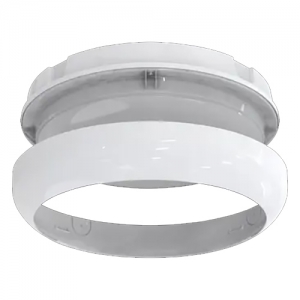 Ansell Lighting ADIS2/1/MWS Disco EVO White IP65 Wattage Selectable CCT LED Bulkhead With Microwave Sensor & Opal Diffuser 9W/16W 1200-2300Lm