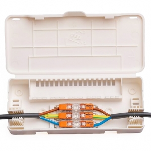 Wago 207-3323 Wagobox Pro White (Pack Of 10) Multipurpose Electrical Junction Enclosure For 221-4XX Connectors