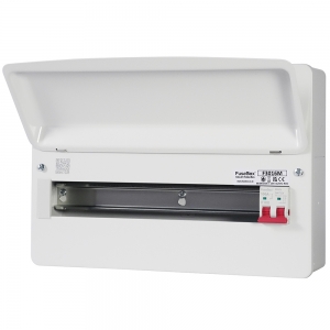 Fusebox F3016M F3 Series White 16 Way 100A Switch Isolator Consumer Unit