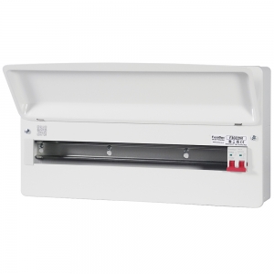 Fusebox F3022M F3 Series White 22 Way 100A Switch Isolator Consumer Unit
