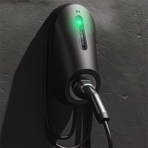 My-Energi 3AS07T-G Zappi Glo 7kW 1Ph IP65 Smart Tethered Mode 3 EV Wall Charger With Wi-Fi & RFID+Card - Black