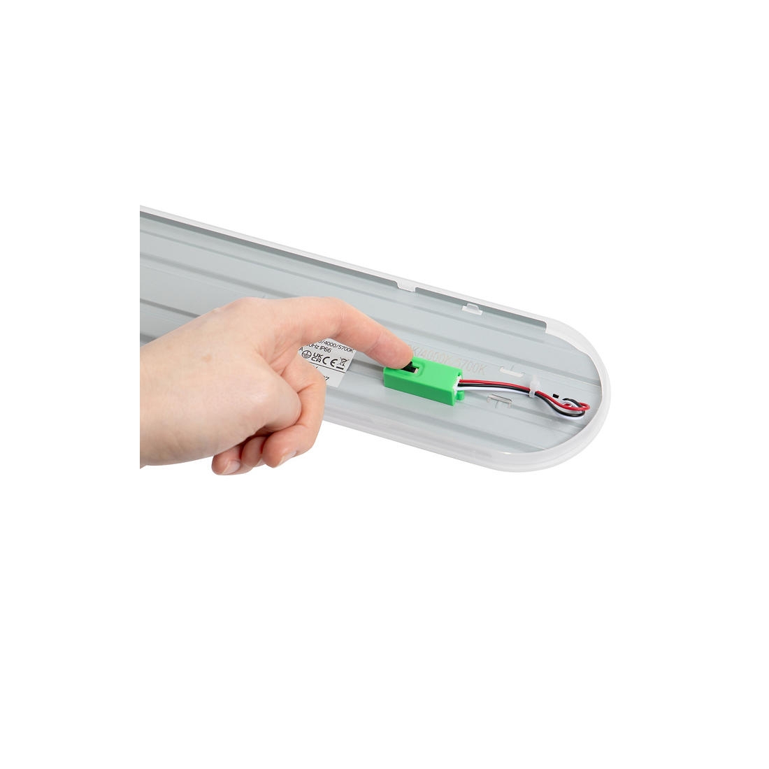 Jcc Led Batten Light JCC Lighting JC180144 ToughLED Pro CCT IP66 6ft 37-72W Wattage & 3 CCT ...