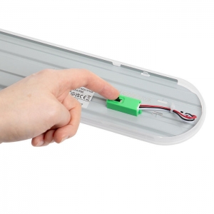 JCC Lighting JC180124 ToughLED Pro CCT IP66 5ft 30-63W Wattage & 3 CCT Selectable Anti-Corrosive LED Batten with Opal Diffuser 4350-8000Lm