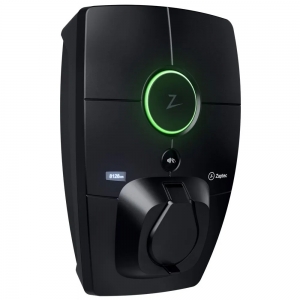 Zaptec 900-00021 Pro Multiphase 7kW/22kW 32A 1Ph/3Ph Untethered Type2 Smart EV Wall Charger With Wi-Fi + 4G & Integrated MID Meter IP54 Asphalt Black