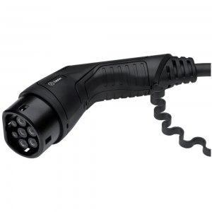 Zaptec ZB100154 Black 5m 32A 7.5m 3Ph Charger Cable With 2 x Type2 Sockets