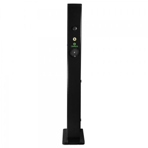 Project-EV EVA-07D-SE-RFID 7.3kW 63A 1Ph Dual Untethered Type2 Smart EV Floor Charger With Wi-Fi + Ethernet, LCD Screen & RFID Compatible IP65 Black