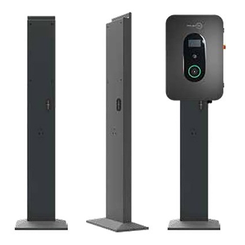 Project-EV EV-FLRSTAND20 Black Single EV Charger Floor Stand For EVD-20S-P Charger