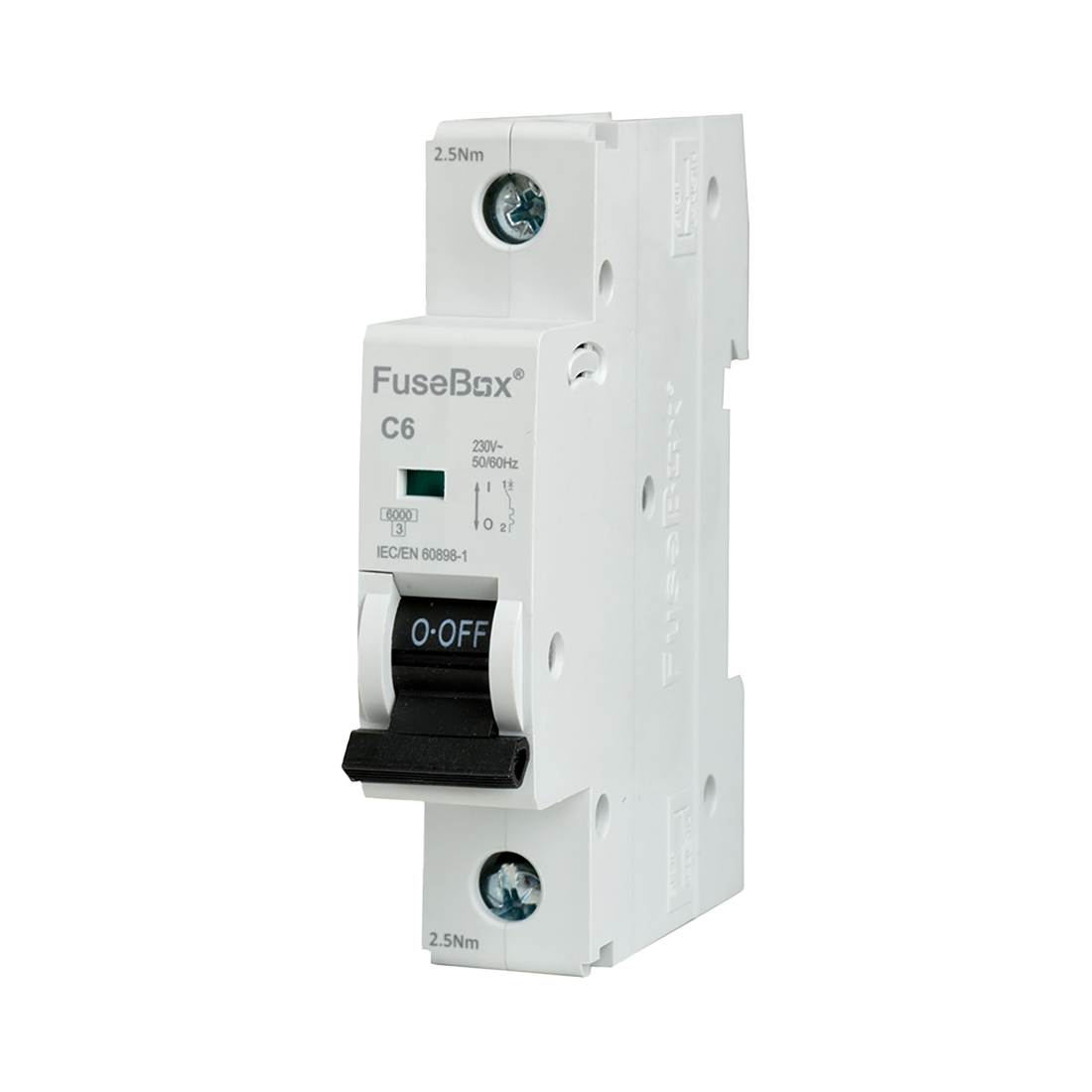 Fusebox MT06C101 1 Module Single Pole Type C Miniature Circuit Breaker ...