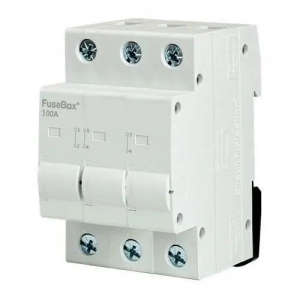 Fusebox IT1003U 3 Module 100A Triple Pole DIN Rail Connector For Commercial Installations