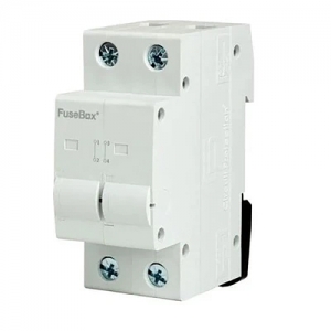 Fusebox IT1252U 2 Module 125A Double Pole DIN Rail Connector For Commercial Installations