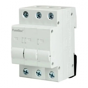 Fusebox IT1253U 3 Module 125A Triple Pole DIN Rail Connector For Commercial Installations