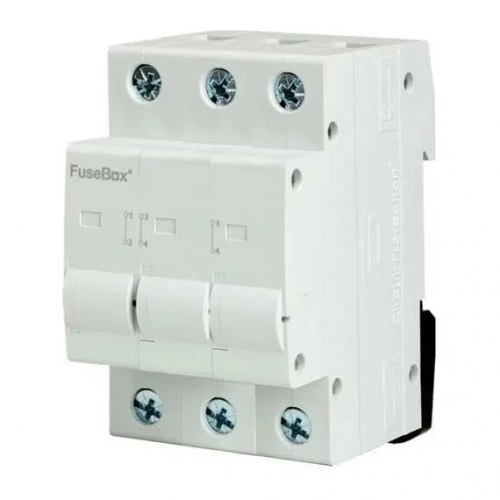 Fusebox IT1253U 3 Module 125A Triple Pole DIN Rail Connector For Commercial Installations