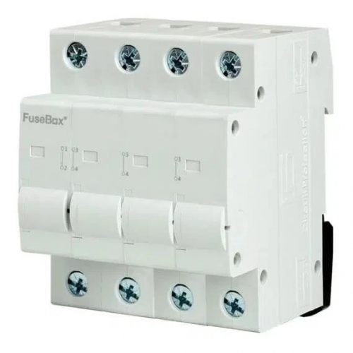 Fusebox IT1254U 4 Module 125A Four Pole DIN Rail Connector For Commercial Installations
