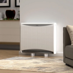 Rointe SHOXI330 Onyx White 1500W Dynamic High Heat Retention Storage Heater (1069mm wide) with WiFi Control & AI