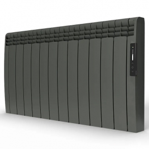 Rointe ERG1800RAD2 Eoniq Dark Grey 1800W 12-Element Smart Wi-Fi Programmable Electric Radiator (1070mm wide) With LED Touch Panel  - Thermal Fluid Filled