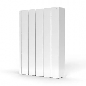 Rointe BRIW0600RAD3 Belize White 600W 4-Element Smart Wi-Fi Programmable Electric Radiator (420mm wide) With LED Touch Panel  - Thermal Fluid Filled