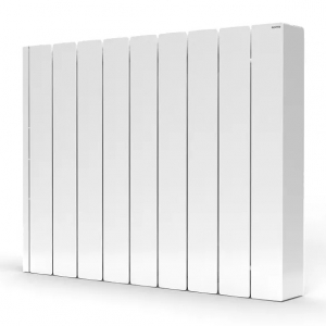 Rointe BRIW1200RAD3 Belize White 1200W 8-Element Smart Wi-Fi Programmable Electric Radiator (740mm wide) With LED Touch Panel  - Thermal Fluid Filled