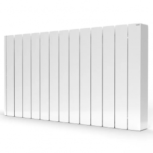 Rointe BRIW1800RAD3 Belize White 1800W 12-Element Smart Wi-Fi Programmable Electric Radiator (1060mm wide) With LED Touch Panel  - Thermal Fluid Filled