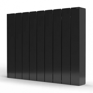 Rointe BRIB1200RAD3 Belize Black 1200W 8-Element Smart Wi-Fi Programmable Electric Radiator (740mm wide) With LED Touch Panel  - Thermal Fluid Filled Rointe BRIB1200RAD3 Belize Black 1200W 8-Element Smart Wi-Fi Programmable Electric Radiator (740mm wide) With LED Touch Panel  - Thermal Fluid Filled