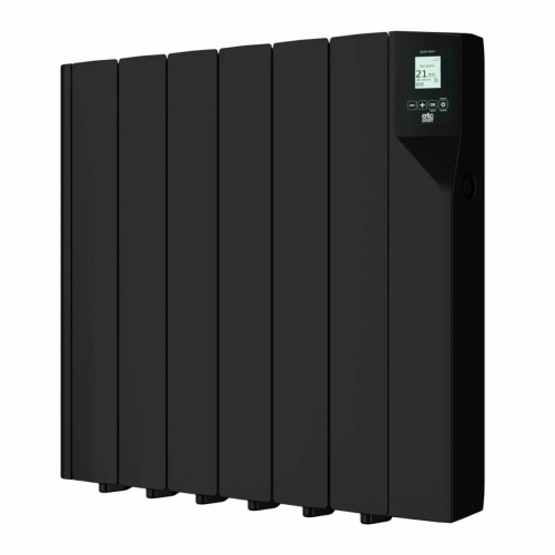 ATC Electrical RF750BL Sun Ray RF Black 750W 6 Element Smart Programmable Electric Radiator (580mm wide) with LCD Control Panel & WiFi Control - Fluid Filled ATC Electrical RF750BL Sun Ray RF Black 750W 6 Element Smart Programmable Electric Radiator (580mm wide) with LCD Control Panel & WiFi Control - Fluid Filled