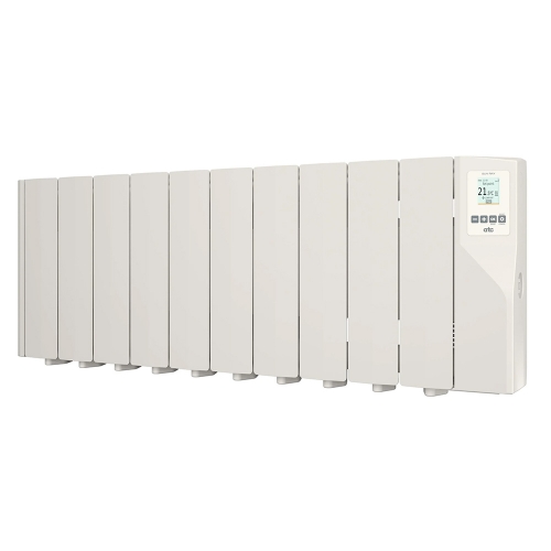 ATC Electrical LR950-RF Neptune White 950W 10-Element Low-Level Programmable Electric Radiator (865mm wide x 340mm high) with LCD Control Panel - Fluid Filled ATC Electrical LR950-RF Neptune White 950W 10-Element Low-Level Programmable Electric Radiator (865mm wide x 340mm high) with LCD Control Panel - Fluid Filled