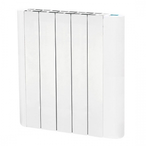 Hyco Manufacturing AV900T Avignon White 900W Programmable Electric Radiator (560mm wide) with LCD Control Panel - Fluid Filled