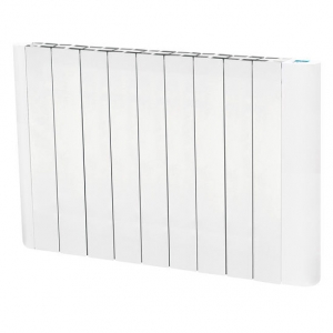 Hyco Manufacturing AV1500T Avignon White 1500W Programmable Electric Radiator (800mm wide) with LCD Control Panel - Fluid Filled