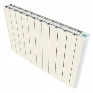 Electrorad VA2000W Vanguard+ White 2000W Digital Programmable Electric Radiator (895mm wide) with WiFi Control