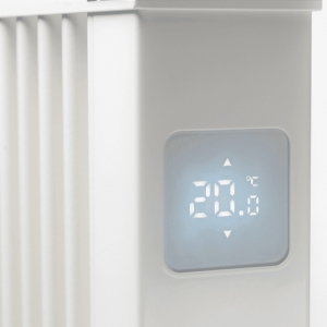 Electrorad AF14E Aeroflow White 2000W Low-Level Digital Programmable Electric Radiator (1580mm wide x 325mm high ) with WiFi Control
