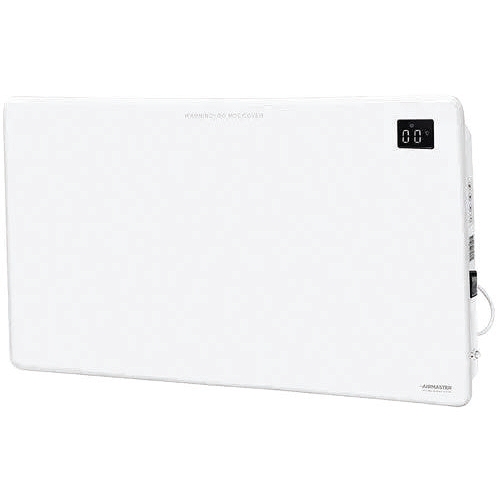 CED Electrical PH1.5WH Airmaster Matt White 1500W Programmable Electric Panel Heater (640mm wide) with LCD Display