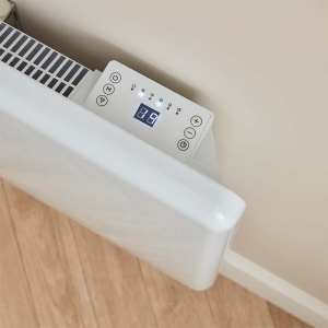 ElectroRad HPH06-1000W Designer White 1000W Programmable Electric Panel Heater (515mm wide) with LED Control Panel & WiFi Control