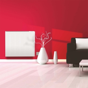 ElectroRad PL1200D Smartpanel White 1200W Programmable Electric Panel Heater (635mm wide) with Energy Monitor & LED Control Panel