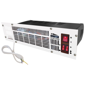 Eterna PFH2400 2400W Electric Plinth Heater (480mm wide x 125mm high) with 3 Interchangeable Fascias - Black, White & Stainless Steel