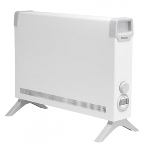 Dimplex ML2TSTie7 White 2000W Portable Electric Convector Heater (443mm wide x 584mm high) With 24Hr Timer & LCD Control